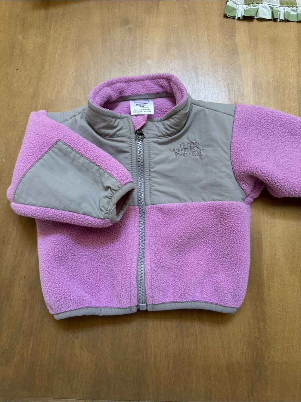 North Face 0-3 purple jacket